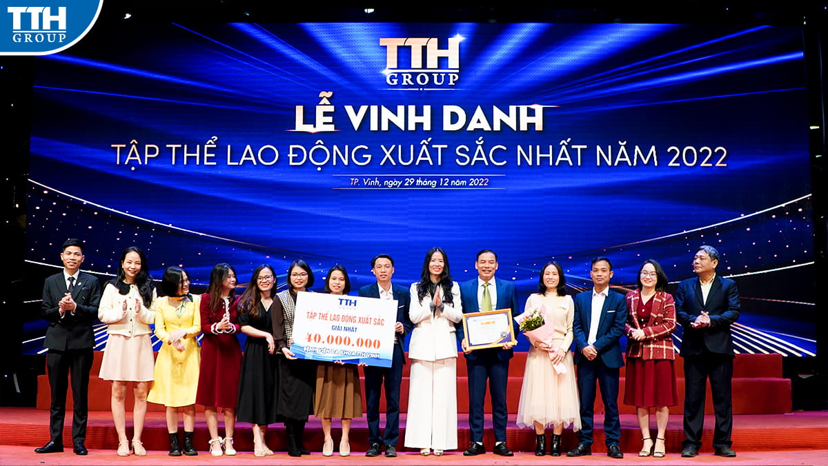 vinh danh tập thể xuất sắc năm 2022