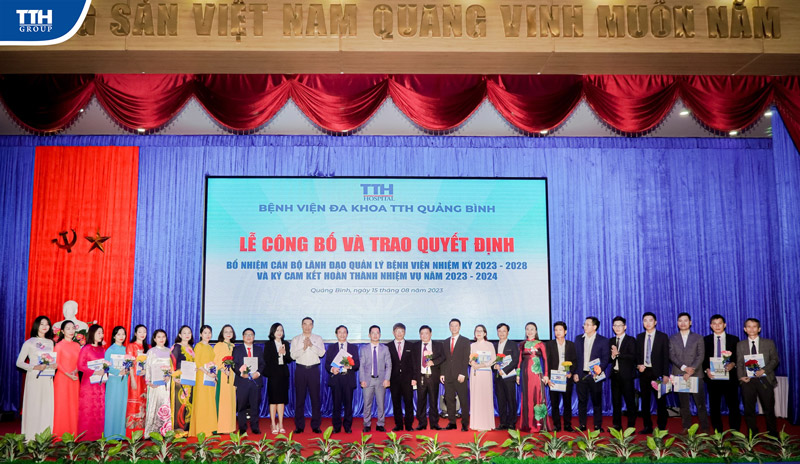 BỔ NHIỆM CÁN BỘ LÃNH ĐẠO, QUẢN LÝ BỆNH VIỆN ĐA KHOA TTH QUẢNG BÌNH