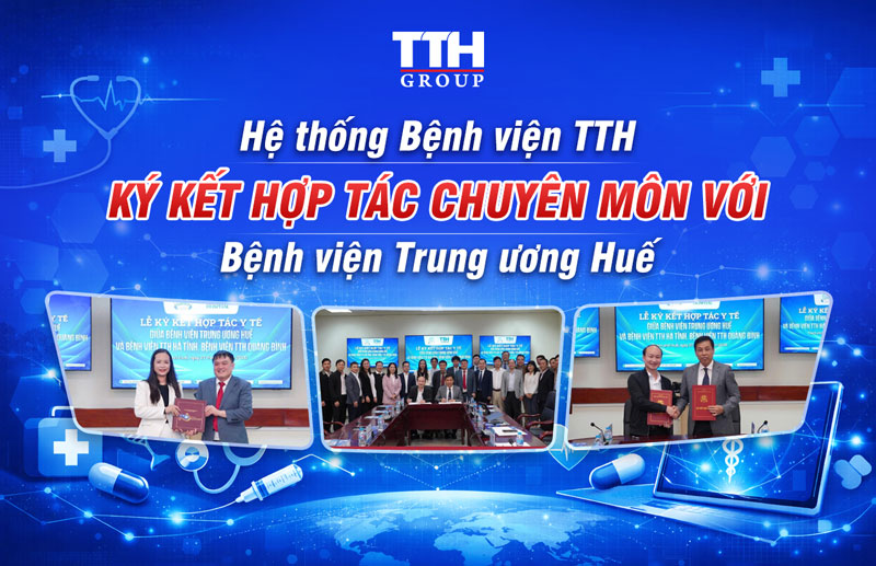 HỆ THỐNG BỆNH VIỆN TTH KÝ KẾT HỢP TÁC CHUYÊN MÔN VỚI BỆNH VIỆN TRUNG ƯƠNG HUẾ